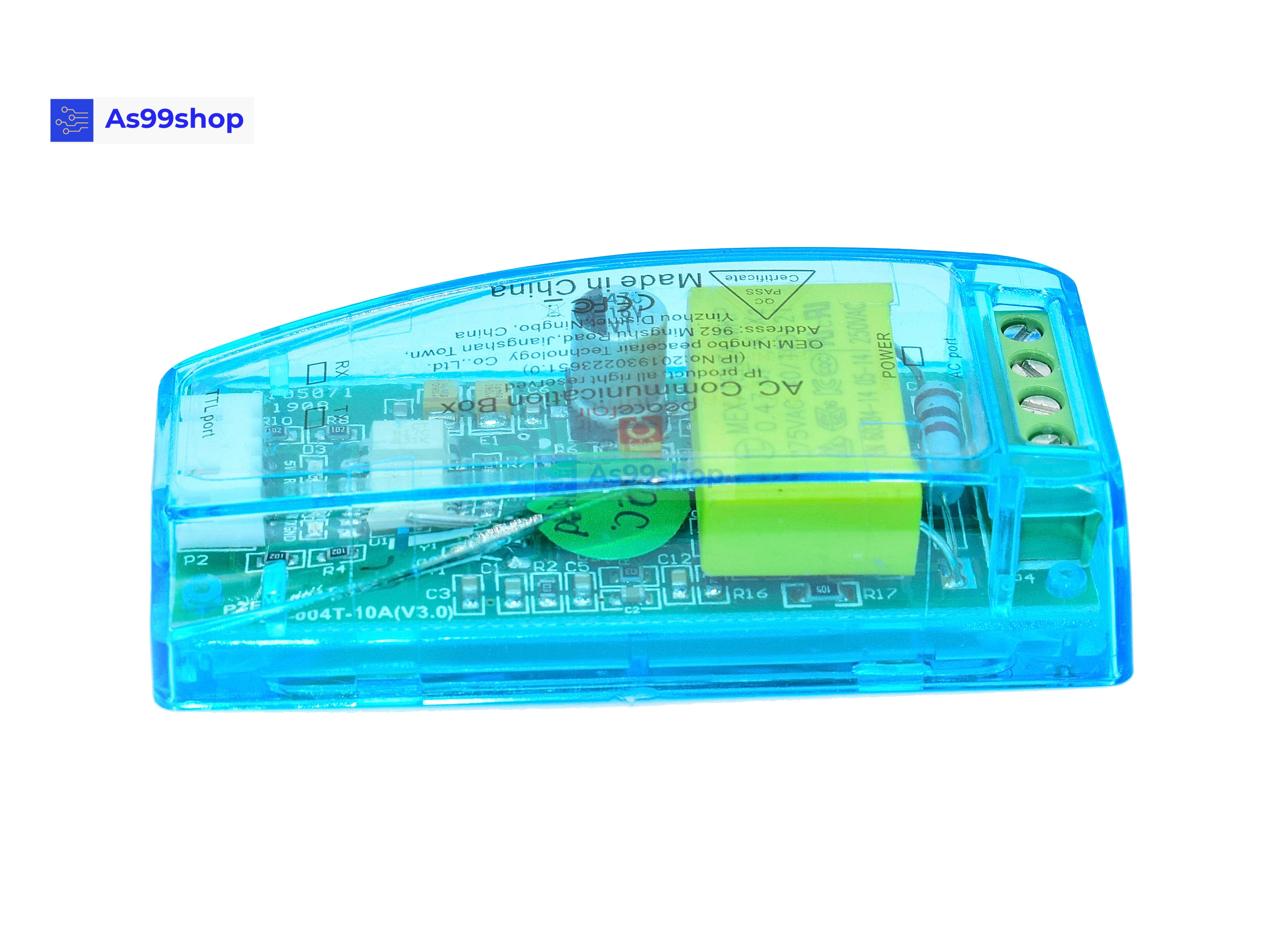 PZEM-004T 10A AC Digital Power Energy Meter Module โมดูลวัดการใช้พลังงานไฟฟ้า(ไม่มี CT)