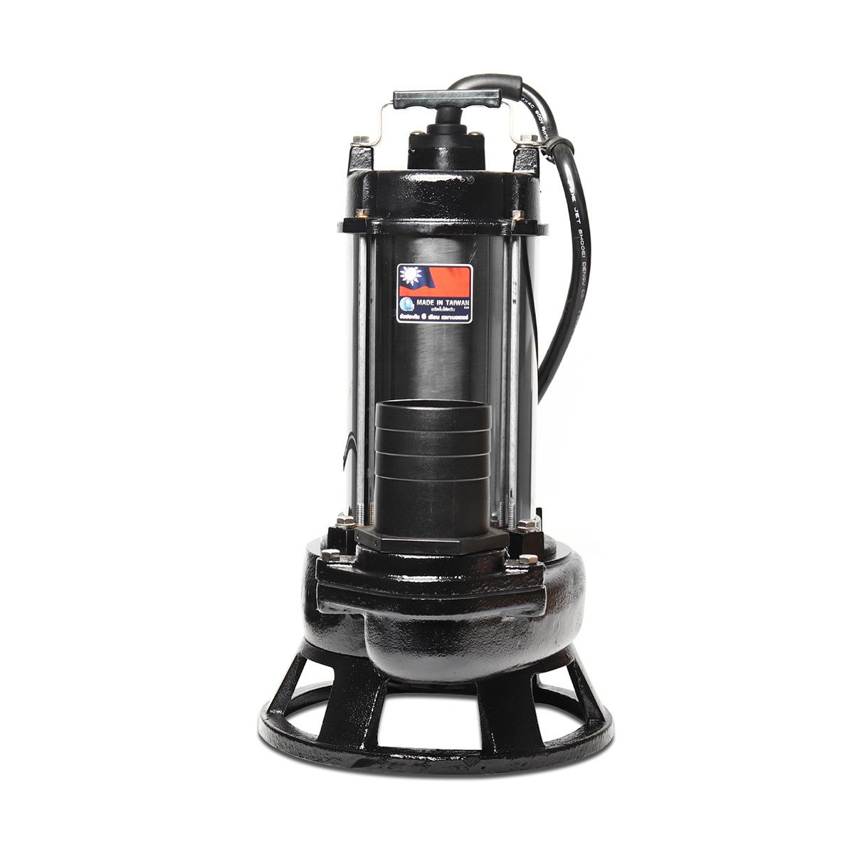 SHOWFOU SS-232D ปั๊มแช่ดูดโคลนเสื้อสแตนเลส 3" 2HP/380V