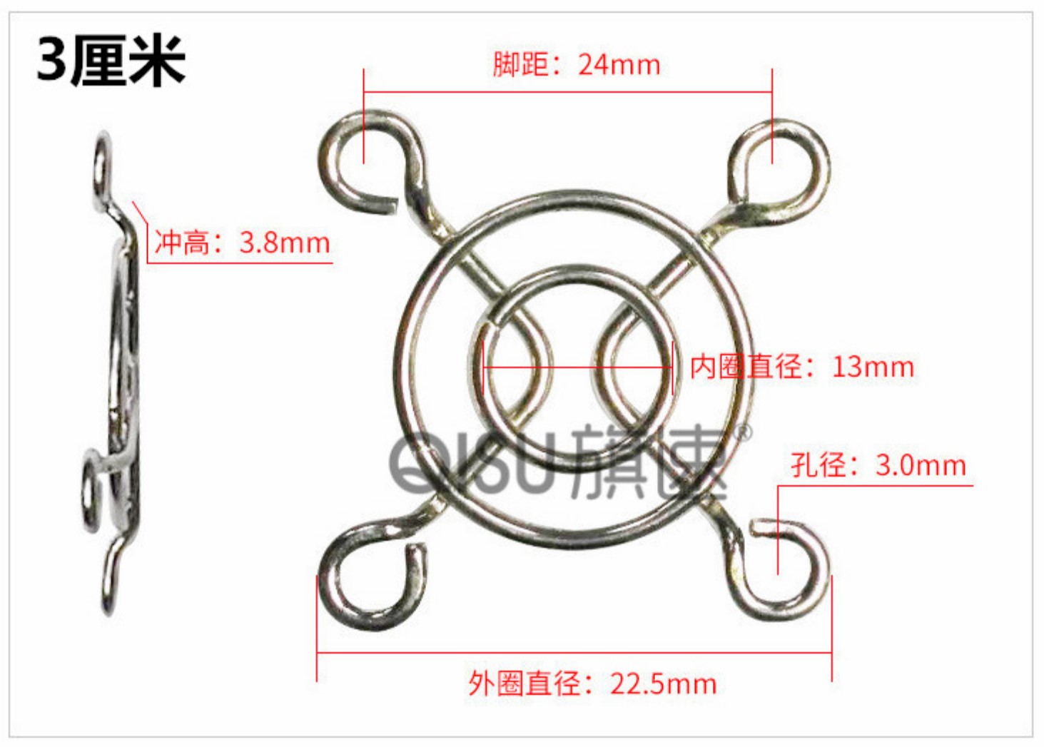 ตะแกรงโลหะ ครอบพัดลมระบายความร้อนขนาดเล็ก Fan metal iron mesh(จำนวน 1 ชิ้น)