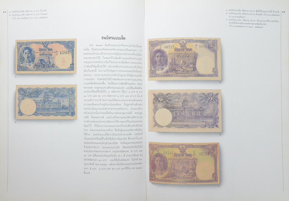 วิวัฒนาการธนบัตรไทย