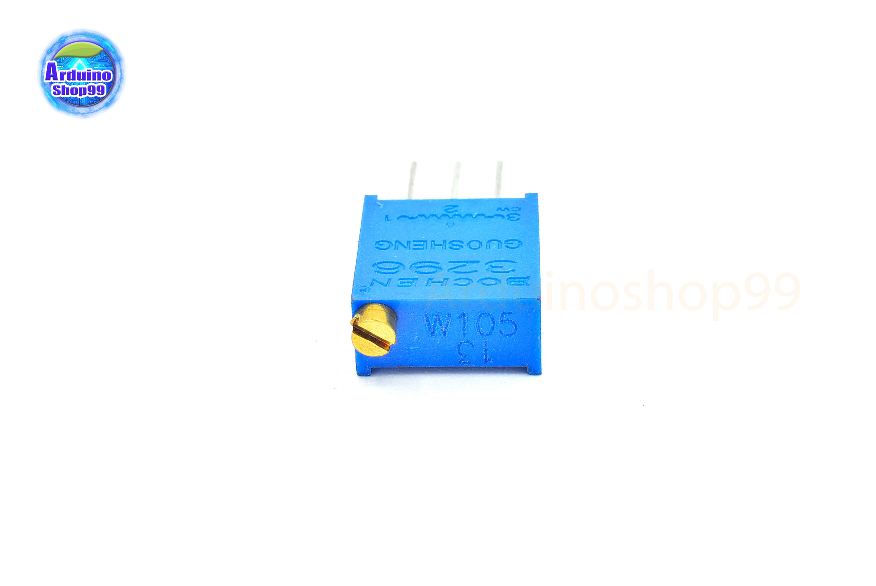 1M Ohm ความต้านทานปรับค่าได้ #3296(Tower) 2 ตัว