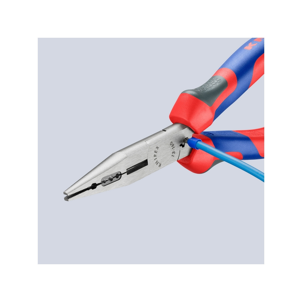 KNIPEX 13 02 160 คีมปากแหลมช่างไฟฟ้าอเนกประสงค์ 160mm