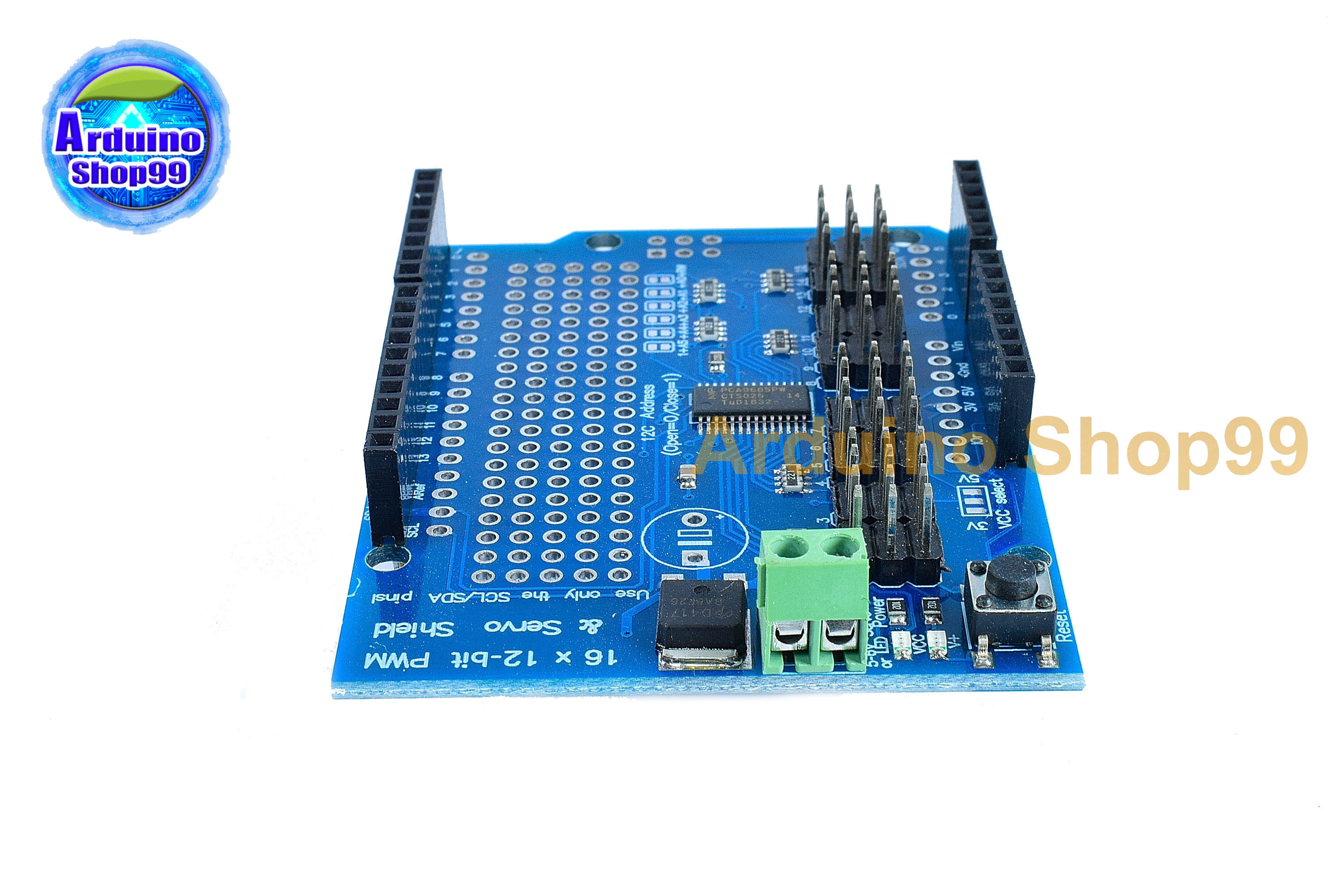 16-Channel 12-bit PWM/Servo Shield 16-way servo drive module