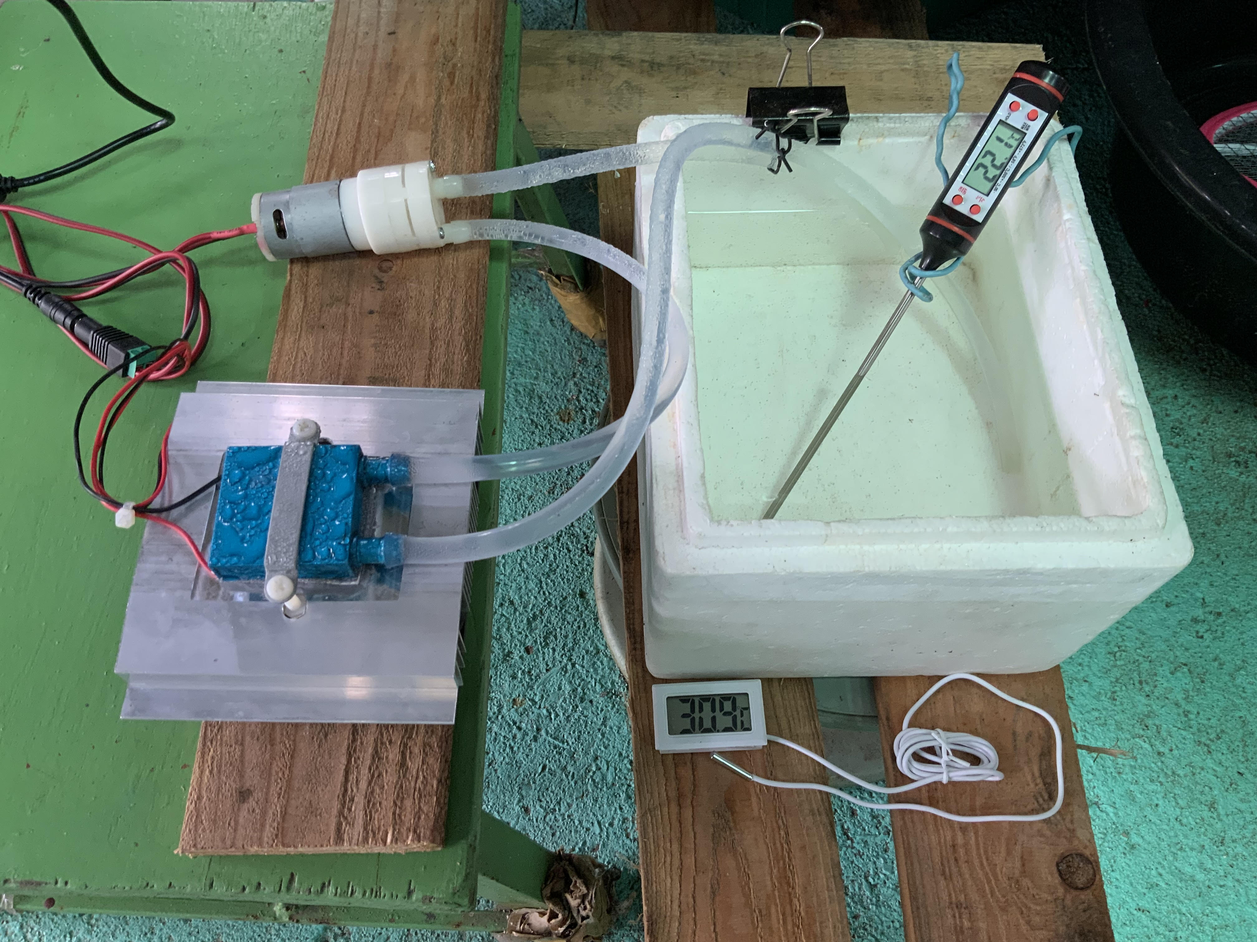 ชุดทำน้ำเย็นขนาด 1 ช่อง (ชุดพร้อมใช้งาน)