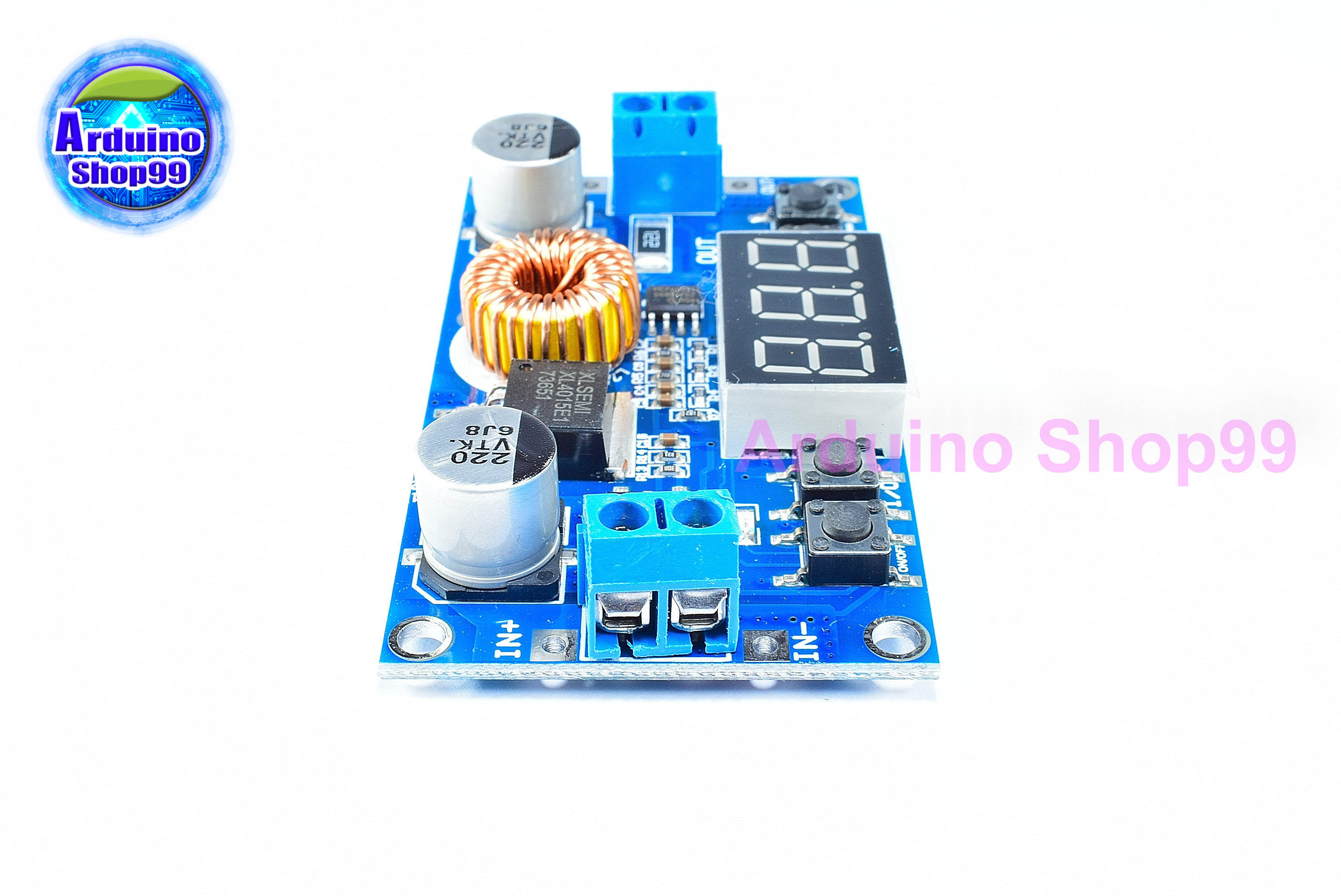 step-down module CNC power supply digital control step-down แปลงไฟจาก 5.0~36V to 1.2V-32V 5A