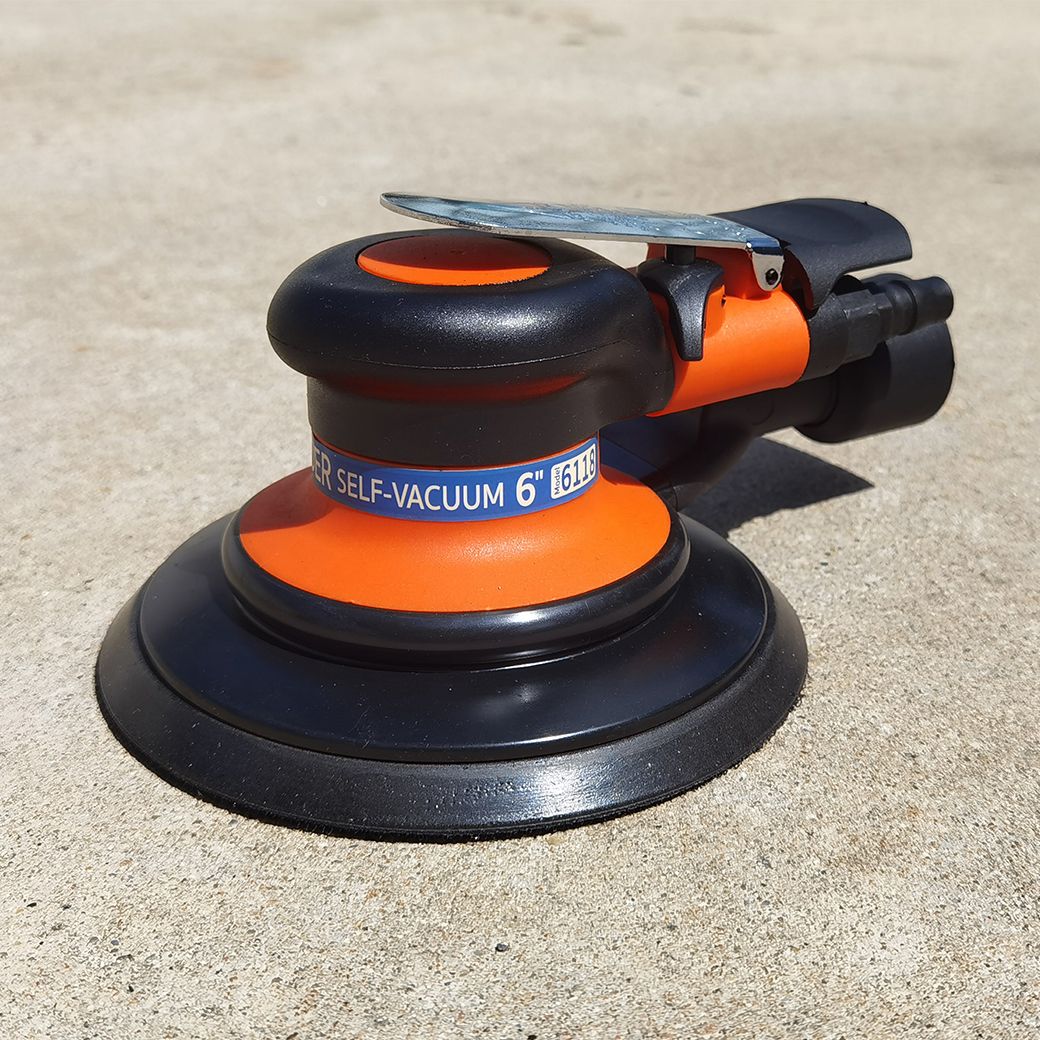 SUMO 6118 เครื่องขัดกระดาษทรายลม 6" 10500rpm ดูดฝุ่นในตัว
