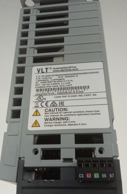 Danfoss inverter VLT Automation Drive FC301