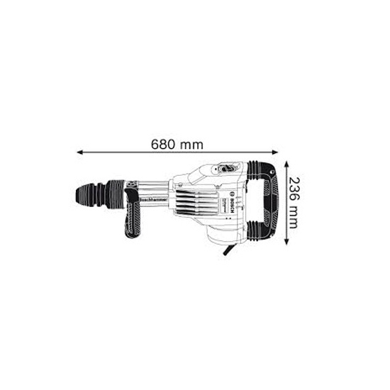BOSCH GSH 11VC สกัดไฟฟ้า 1700W SDS-Max 11kg