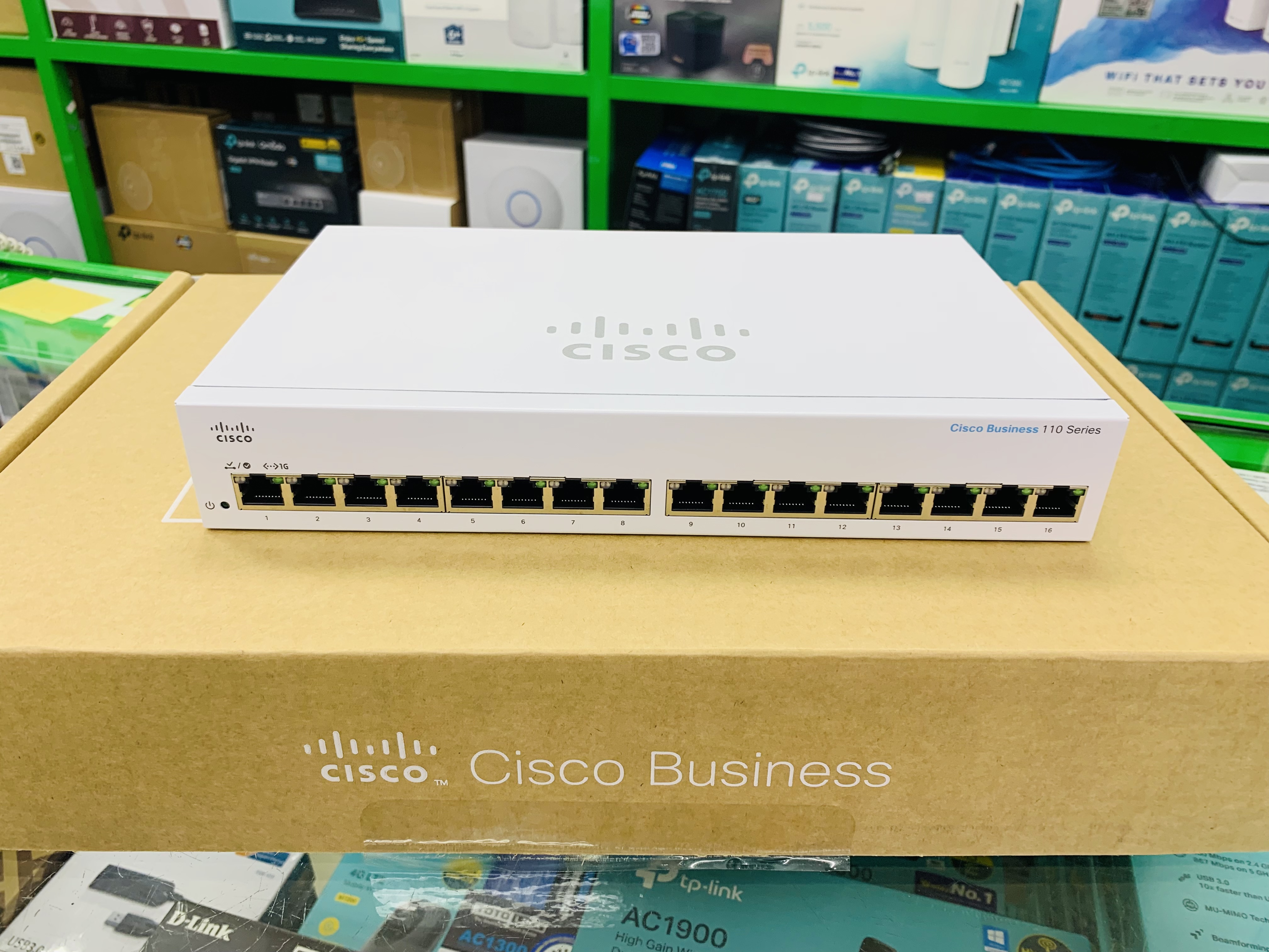 Cisco Gigabit 16 Port CBS110-16T-EU (สินค้ารวมภาษีมูลค่าเพิ่ม)