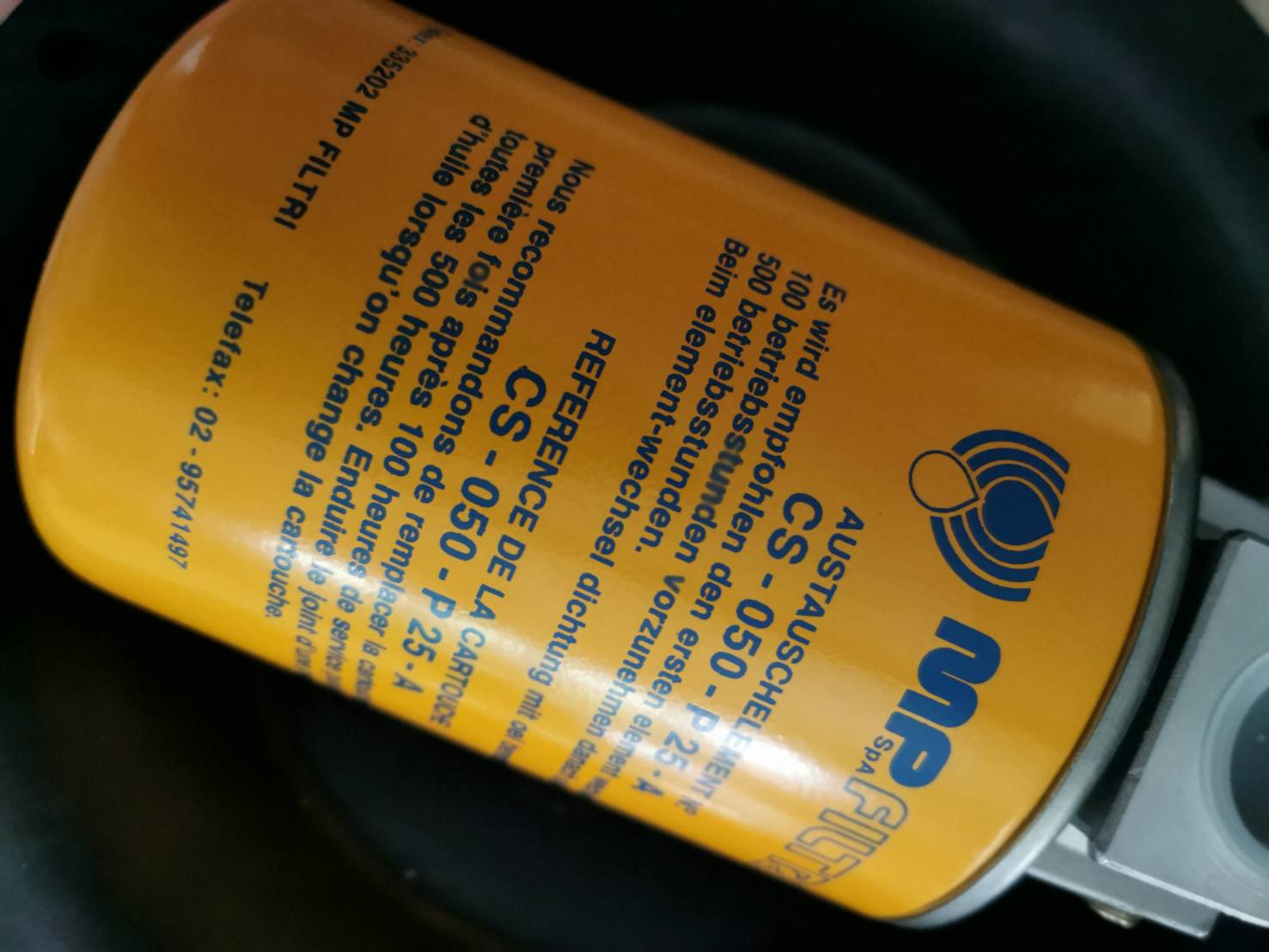 MP Filtri, MP SPA Filtri, Filter CS-050-P25-A