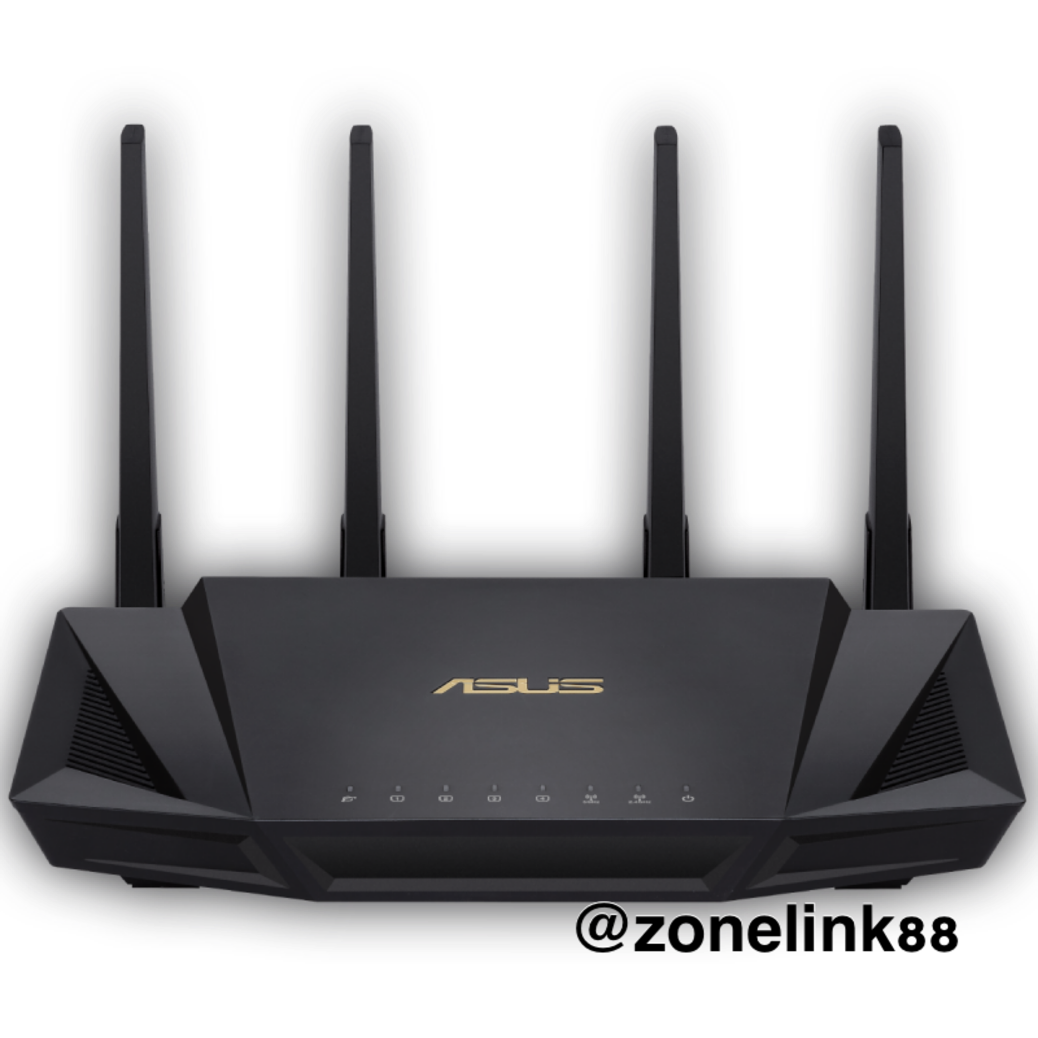 RT-AX3000 Dual Band WiFi 6 (802.11ax) Router supporting MU-MIMO and OFDMA technology, with AiProtection Pro network security powered by Trend Micro™, compatible with ASUS AiMesh WiFi system