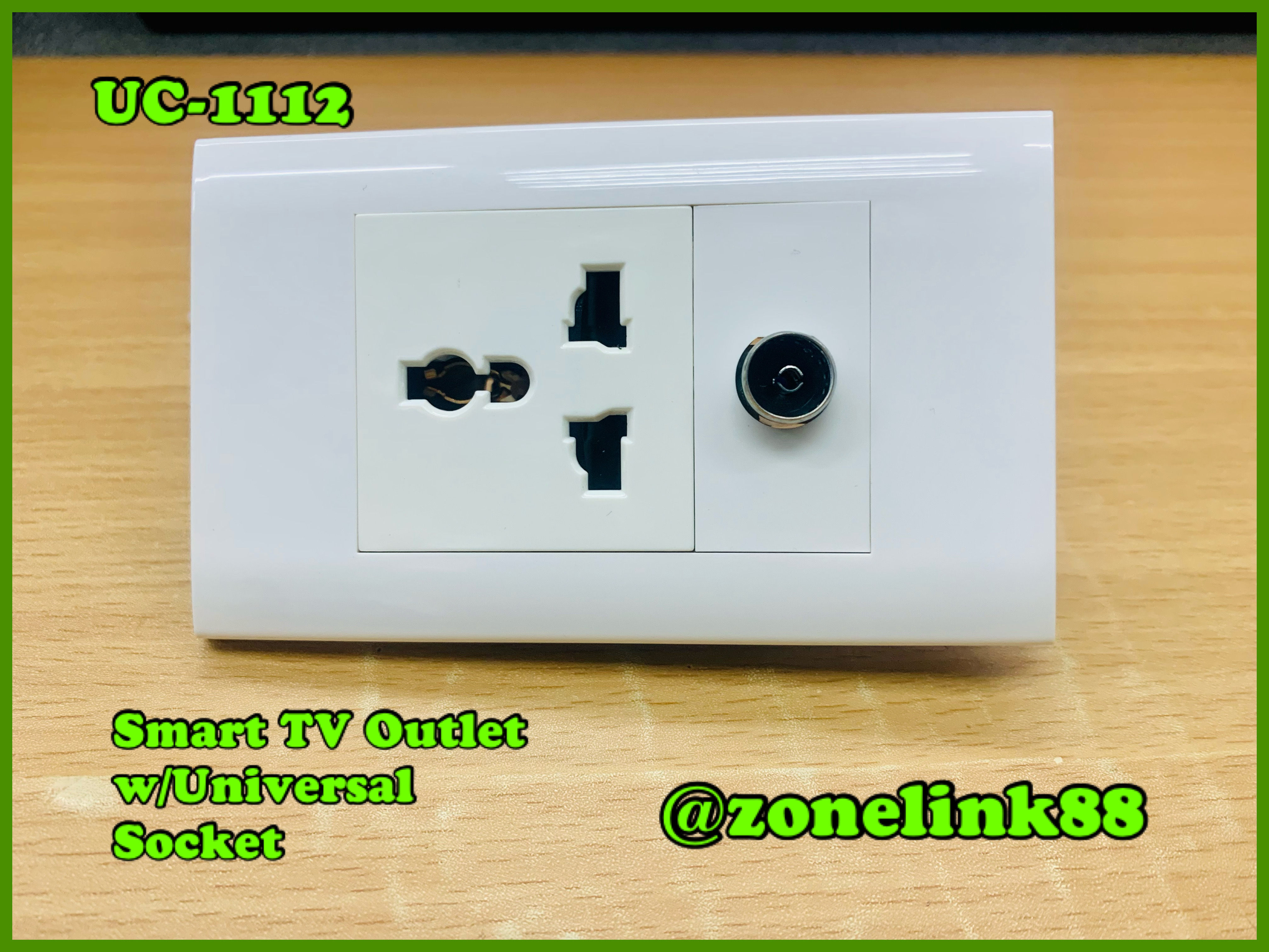 Link UC-1112 Smart TV Outlet w/Universal Socket