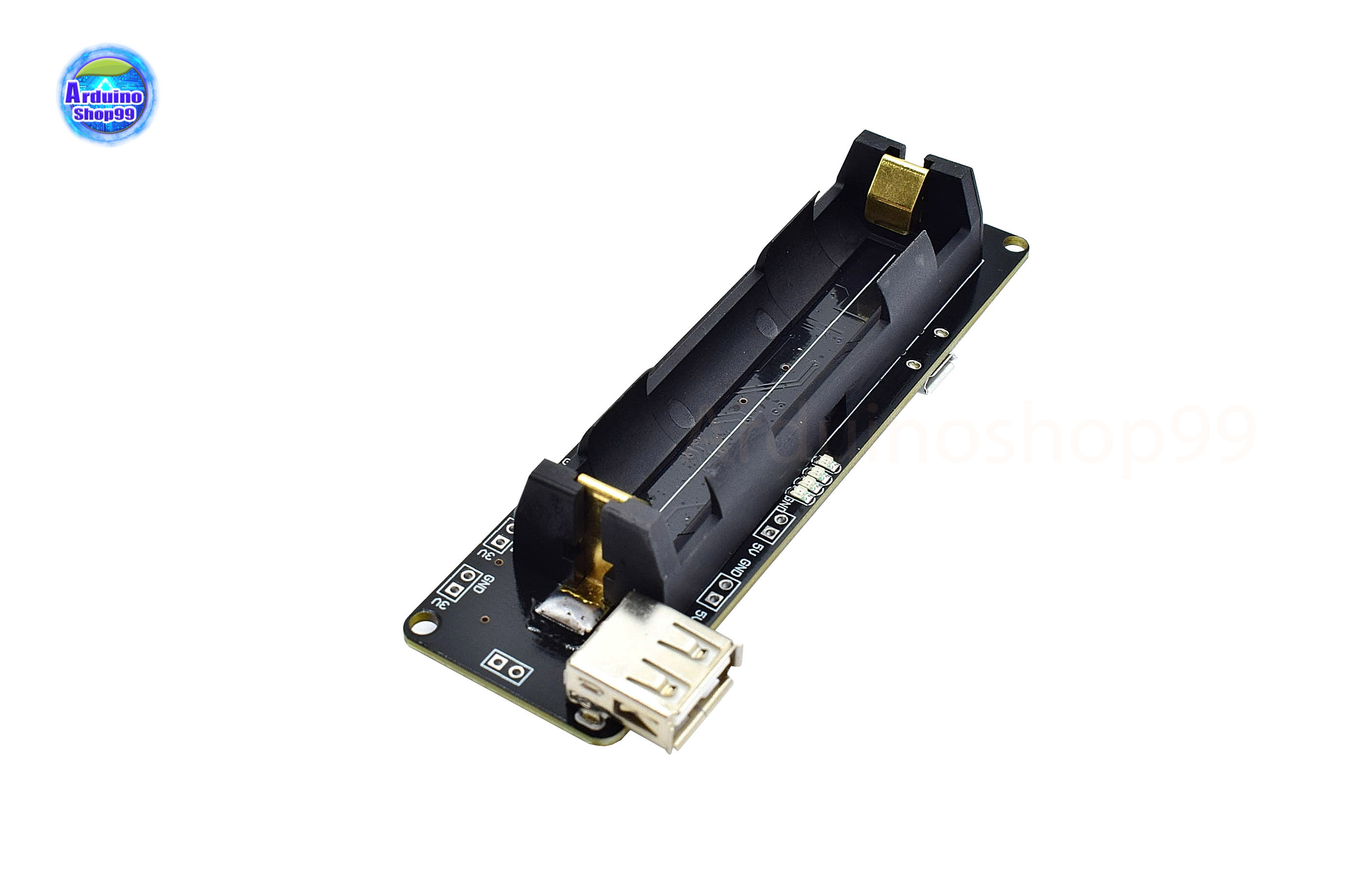 ESP32 18650 battery base battery protection overcharge and over discharge with USB2.0 socket