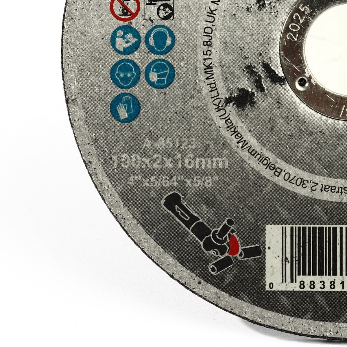 MAKITA A-85123 ใบตัดไฟเบอร์ 4"x2mm 25ใบ/กล่อง