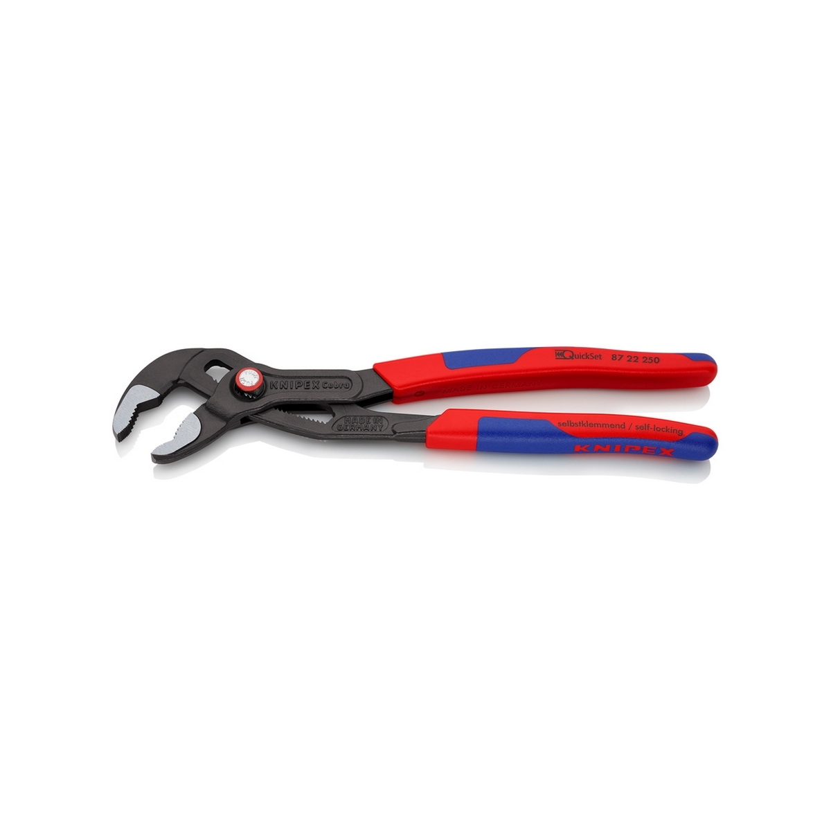 KNIPEX 87 22 250 คีมคอม้า รุ่น Cobra QuickSet 250mm (10")