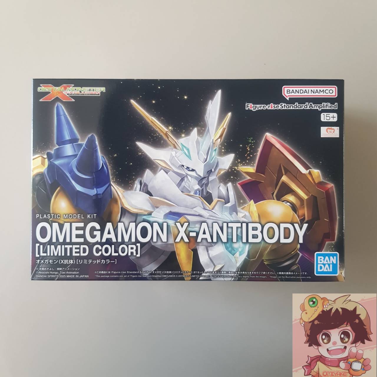 BANDAI DIGIMON Digital Monster X-Evolution Figure-Rise Standard:AMPLIFIED - Omegamon X Antibody(Omnimon X) Limited Color[PREMIUM BANDAI] ดิจิม่อน X โอเมกามอน รอยัลไนท์ กันพลา
