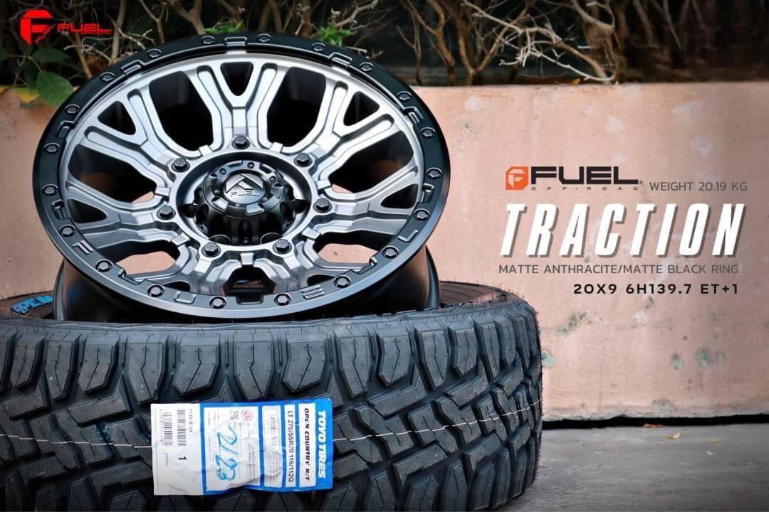 ล้อ FUEL(แท้) 🇺🇸 TRACTION ขอบ 20