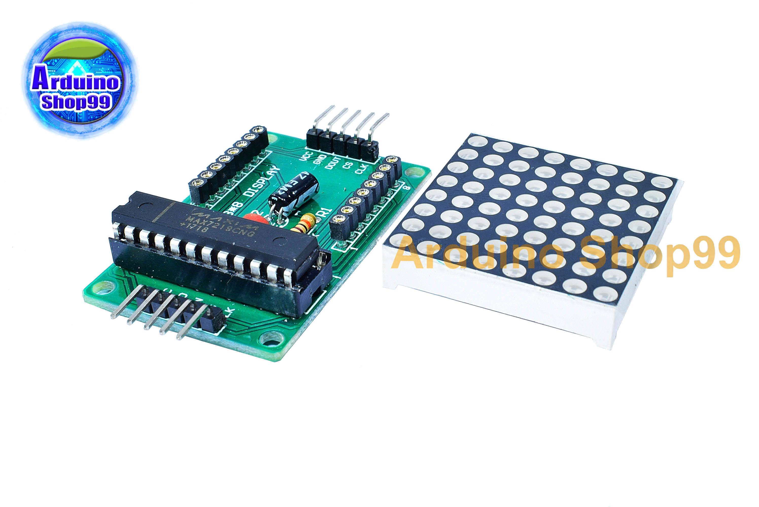 MAX7219 dot matrix module control module