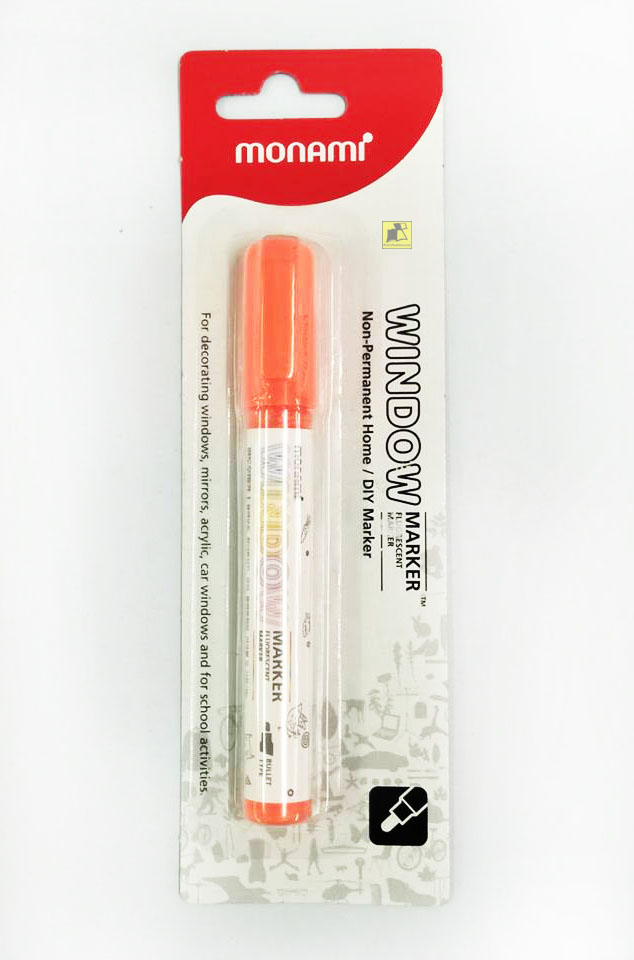 Monami Whiteboard Window 5.0 mm. (สีส้ม)
