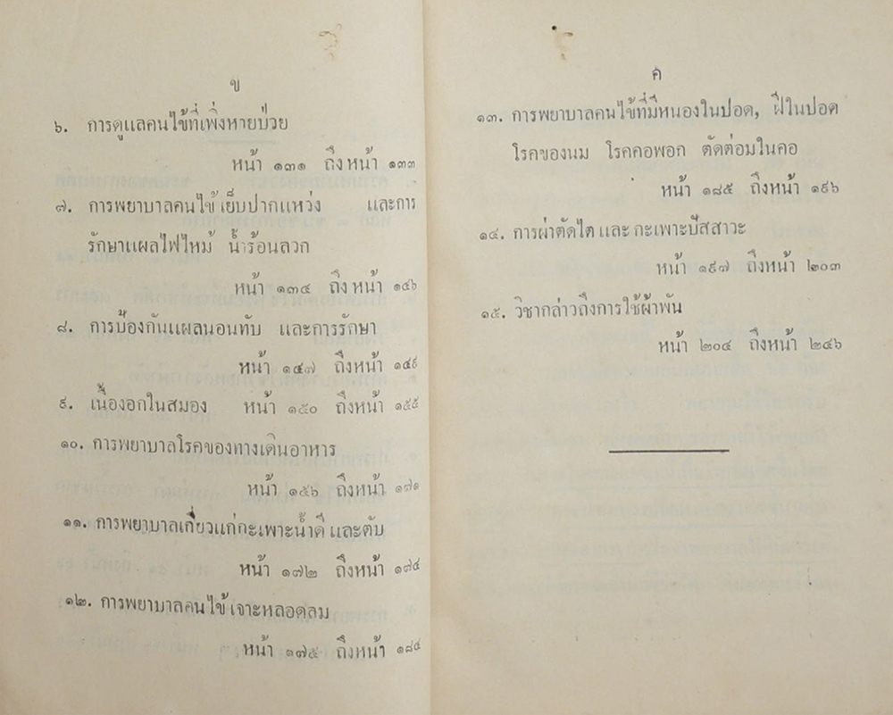 การพยาบาลทางแผนกศัลยกรรม