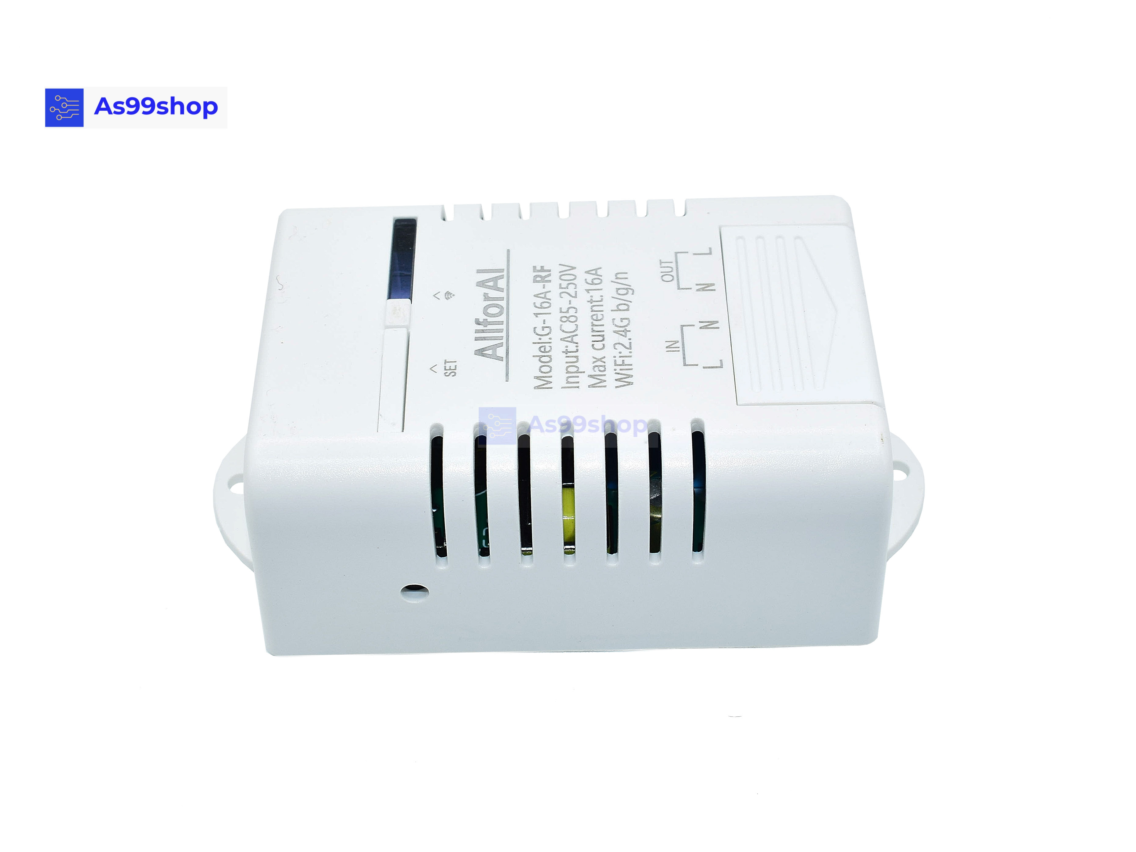 Single Channel AC 85V-250V 16A-RF WiFi + 433Mhz