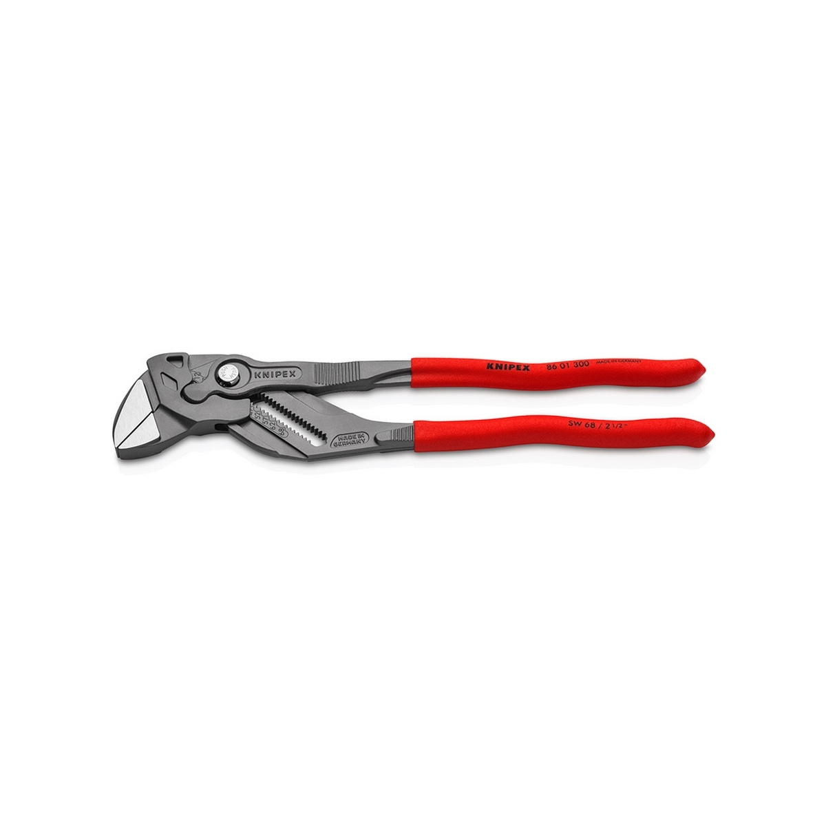 KNIPEX 86 01 300 คีมคอม้า ด้ามพลาสกันลื่น 300mm (12")