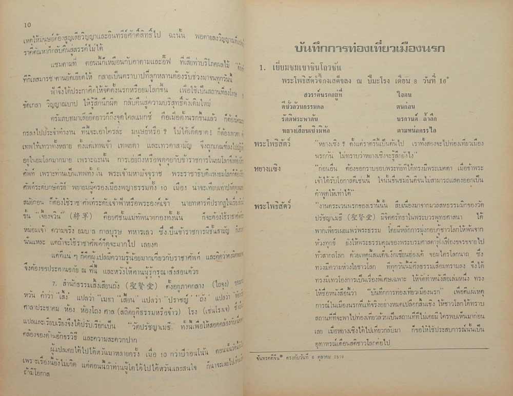 ที่ระลึกงานพระราชทานเพลิงศพ คุณชุน วีรางกูร (เรื่องบันทึกการท่องเที่ยวเมืองนรก)