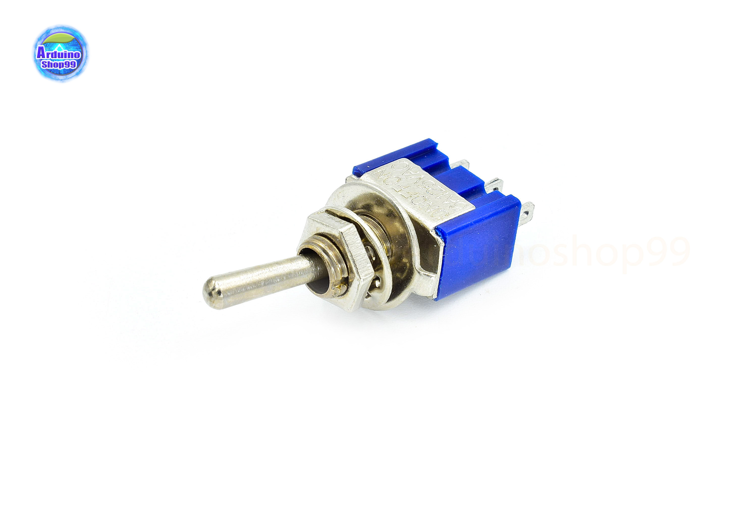 Toggle switch MTS-102 (single unit) Button switch 6A 125V / 3A 250V blue(1 ตัว)