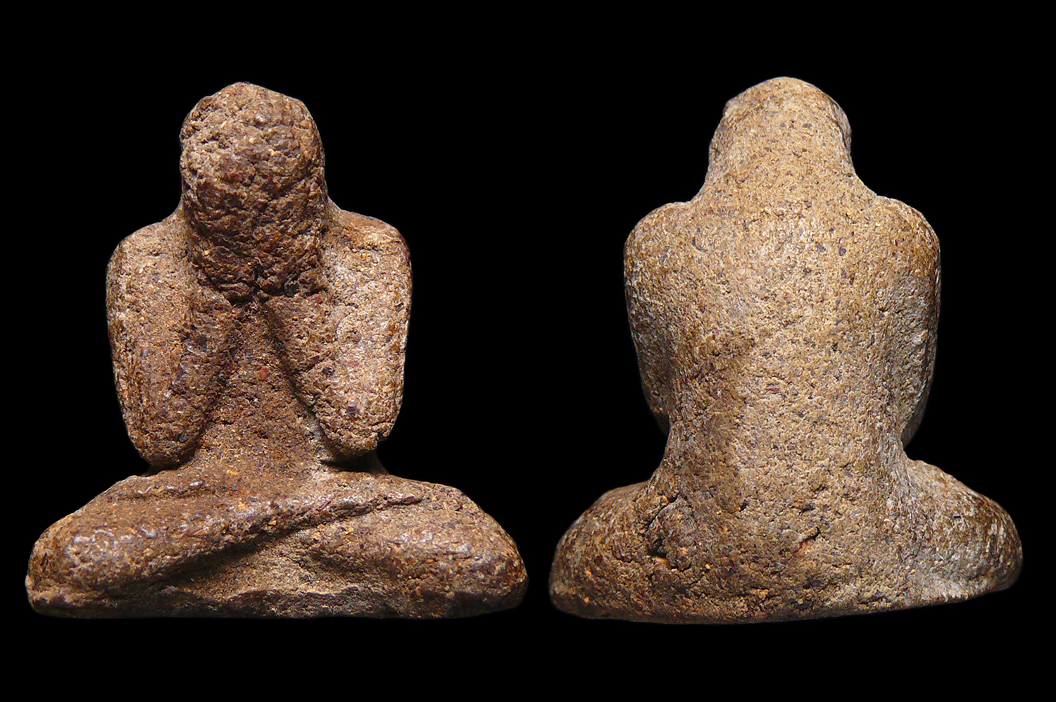 พระปิดตาหลวงพ่อครน วัดบางแซะ รัฐกลันตัน มาเลเซีย แห้งเก่ามันสุดๆ หายาก