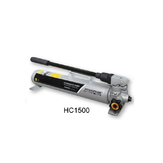 POWERRAM HC 1500 ไฮดรอลิคปั๊ม มือโยก 2 stage 700bar 1500cc