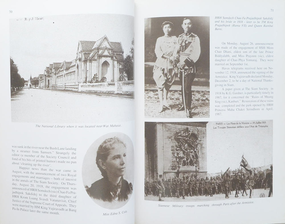 THE SIAM SOCIETY UNDER FIVE REIGNS