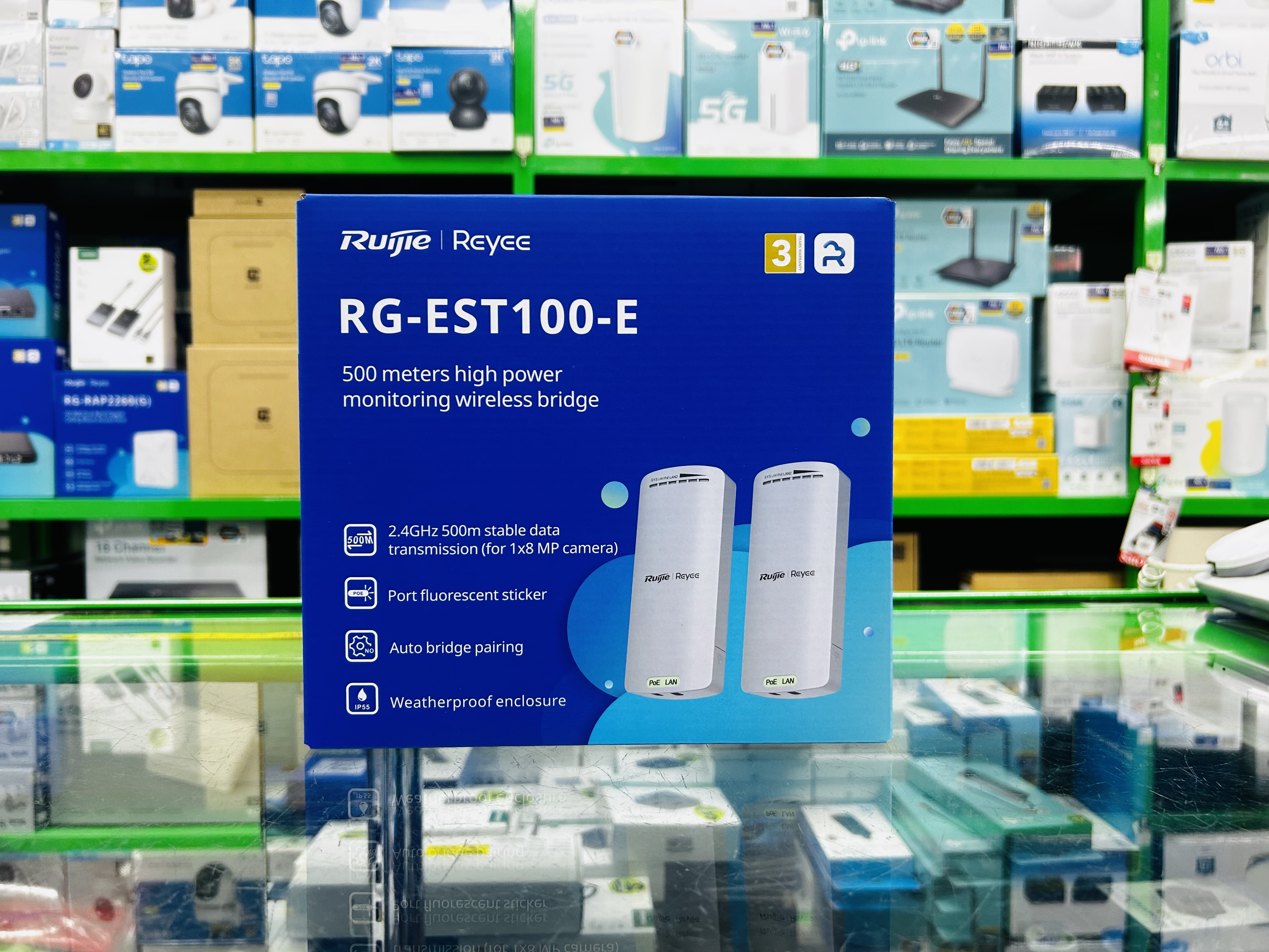 RG-EST100-E Reyee Wireless Bridge 2.4GHz Dual-stream 500m