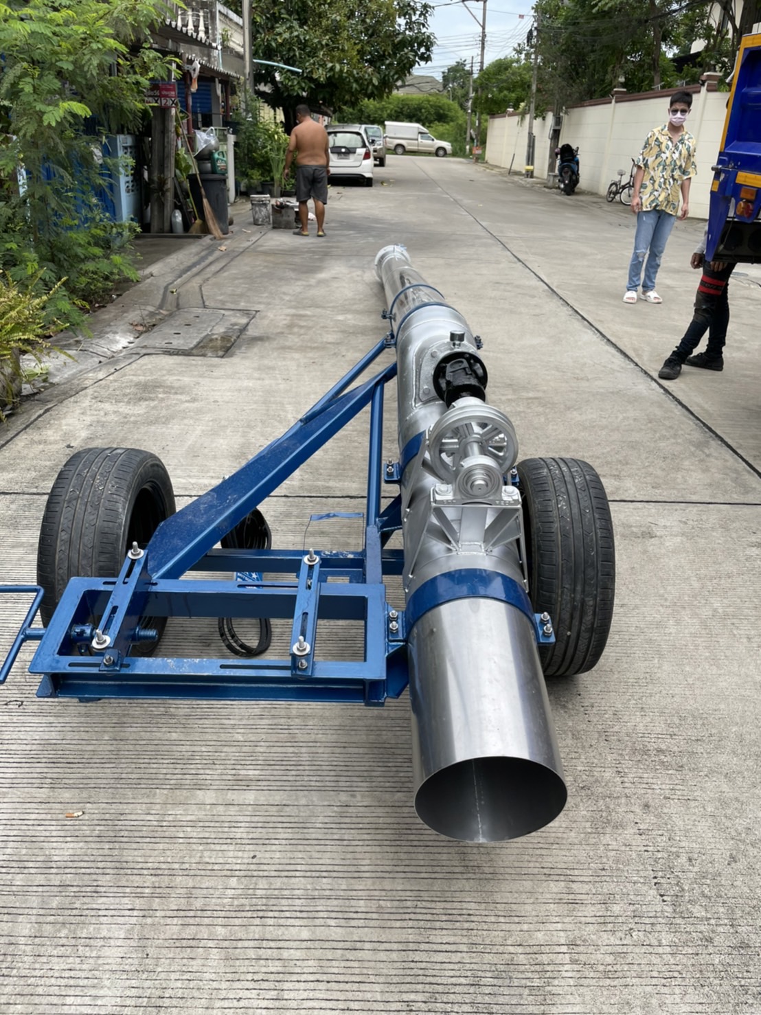 LWP-6140 ปั๊มสูบน้ำพญานาค สแตนเลส 6นิ้วx6m ดีเซล 14HP (สเปคงานราชการ)