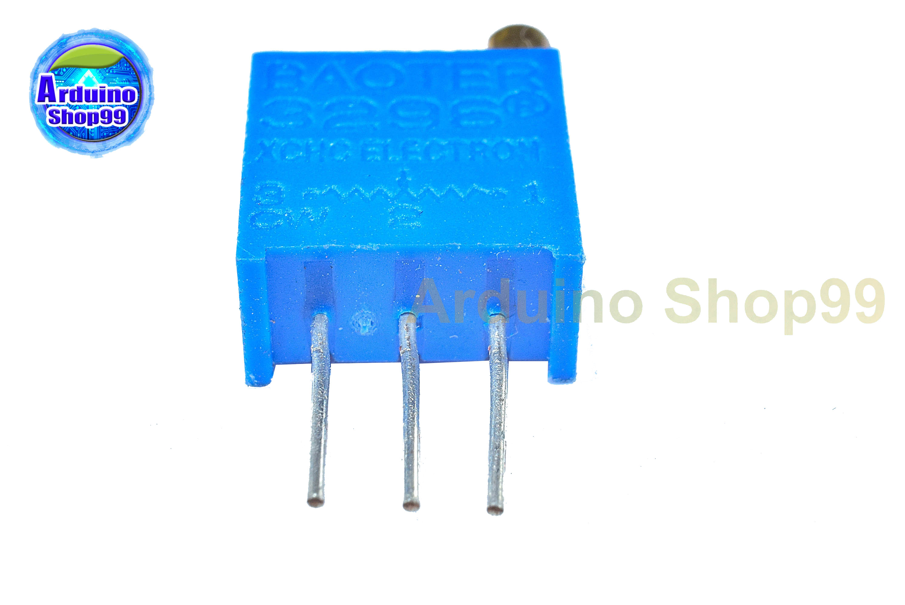 2k Ohm ความต้านทานปรับค่าได้ #3296(Tower) 2 ตัว