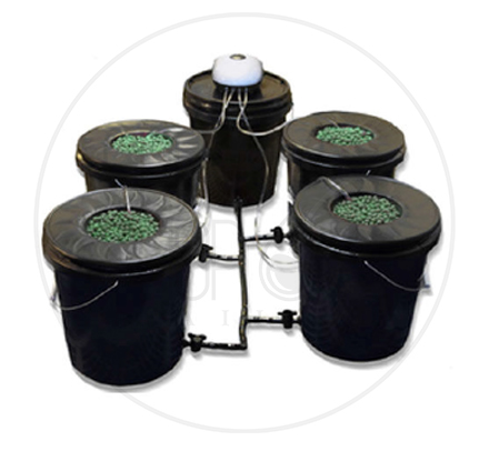 ชุดกระถางไฮโดรโปนิกส์ระบบ Deep Water Culture (DWC) พร้อมอุปกรณ์ครบชุด ขนาด 20 ลิตร