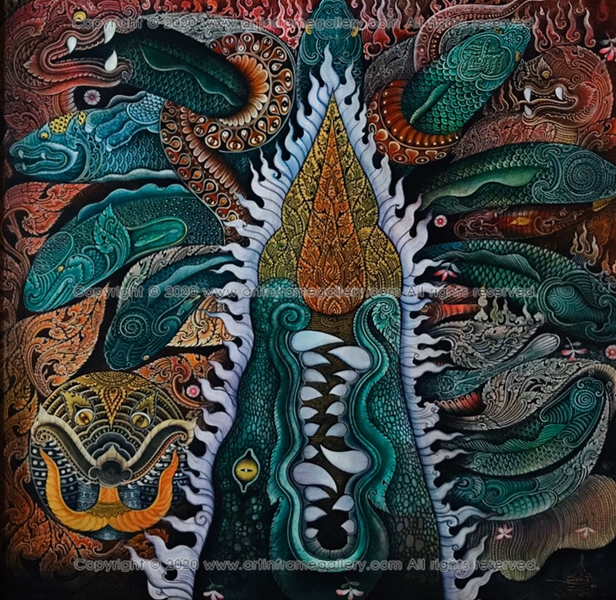 ผลงานศิลปะ "อุเบกขา"