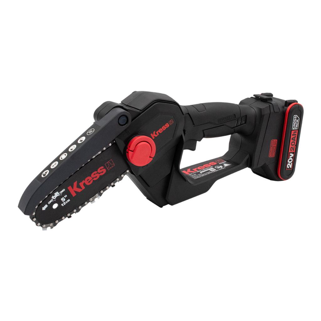 Kress KG350.1 เลื่อยโซ่ไร้สาย 5" 20V แบตx1
