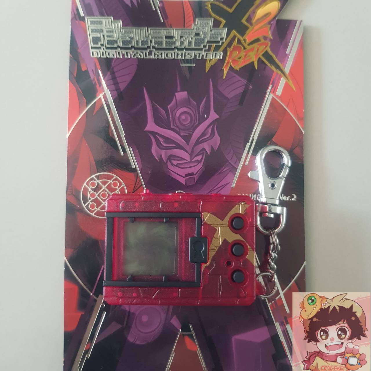 BANDAI DIGIMON Digital Monster X Ver.2 Clear Red Color(สีแดงใส)(V-pet X 2)Premium Bandai ดิจิม่อน ดิจิไวซ์[LOT JP][USED]
