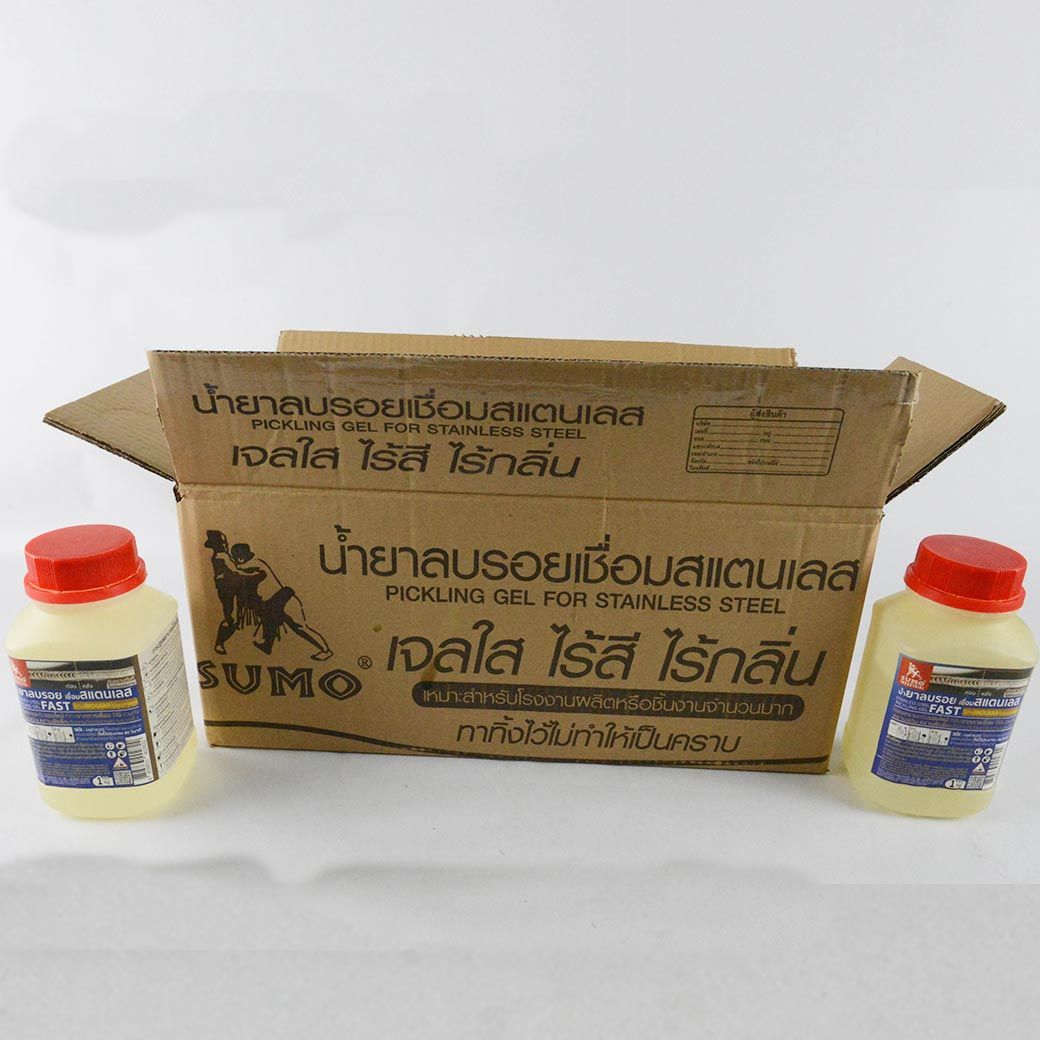SUMO น้ำยาลบรอยเชื่อมสแตนเลส 1000g (FAST) ทาทิ้งไว้เพียง 40 วินาที