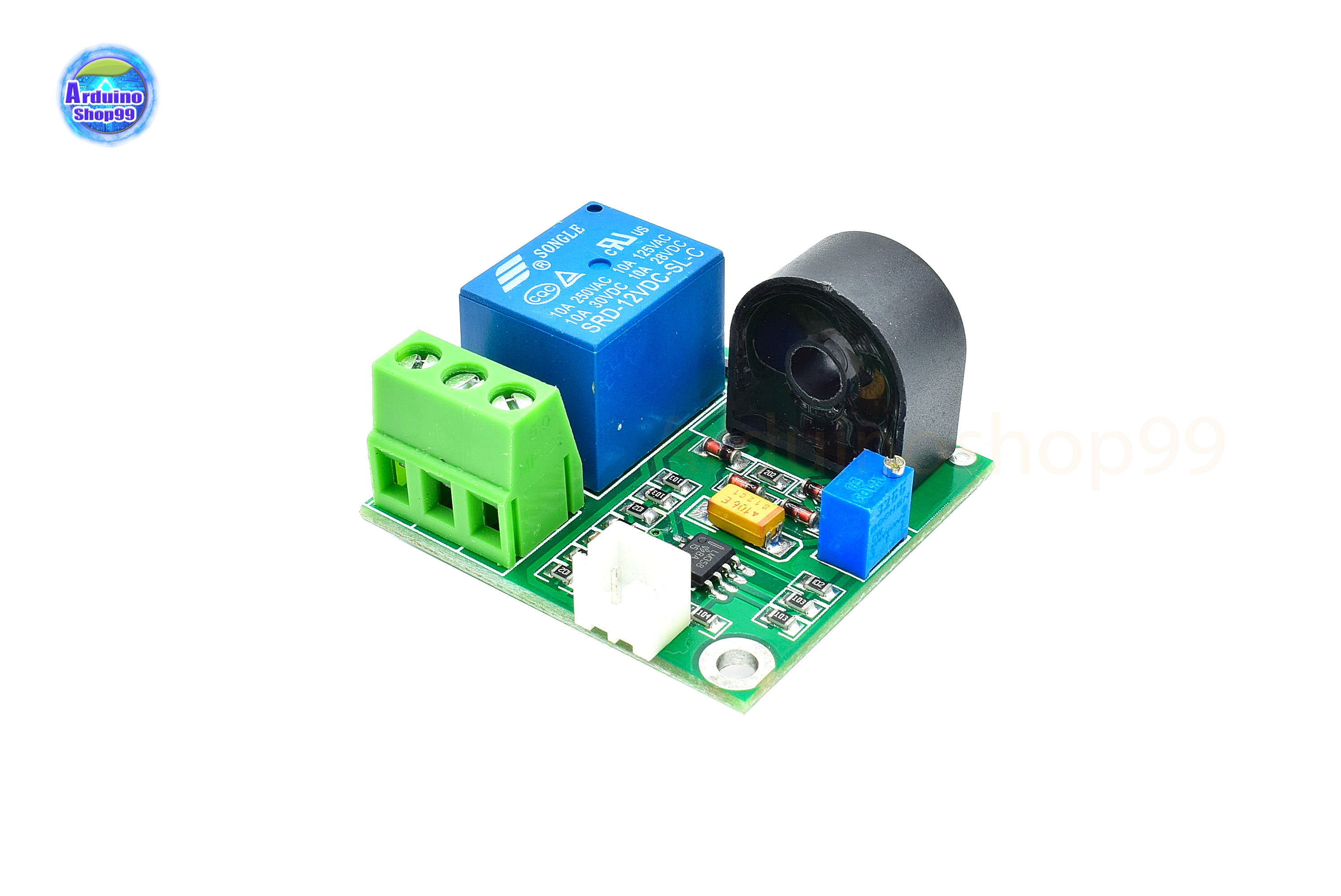 5A Over-Current Detection Sensor Module ( AC Current Detector with 12V Relay )