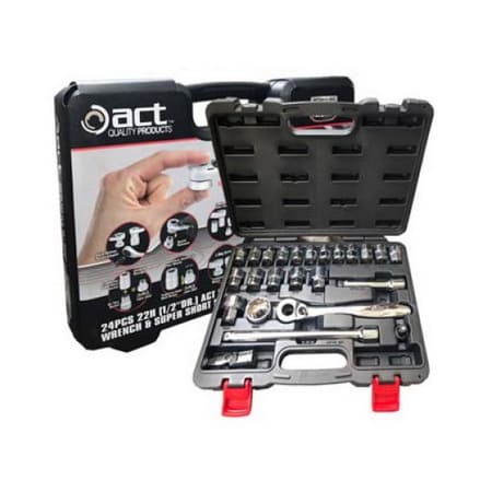 ACT-8041-241 บล็อกชุด 1/2นิ้ว ลูกบล็อกสั้นพิเศษ 24ตัว/ชุด