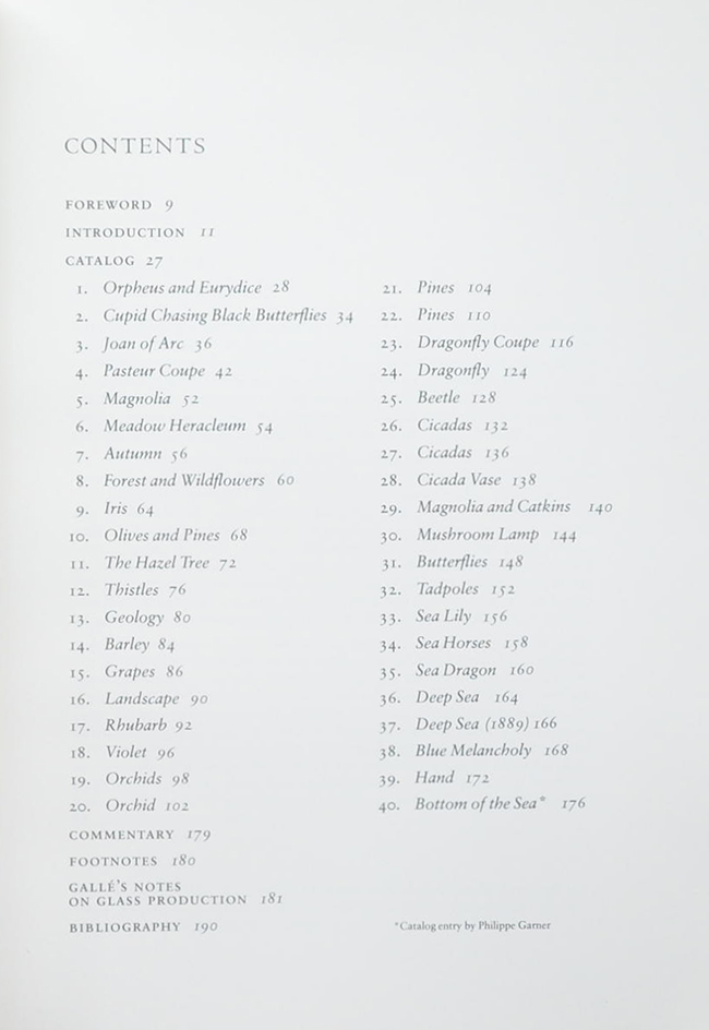 EMILE GALLE DREAMS INTO GLASS