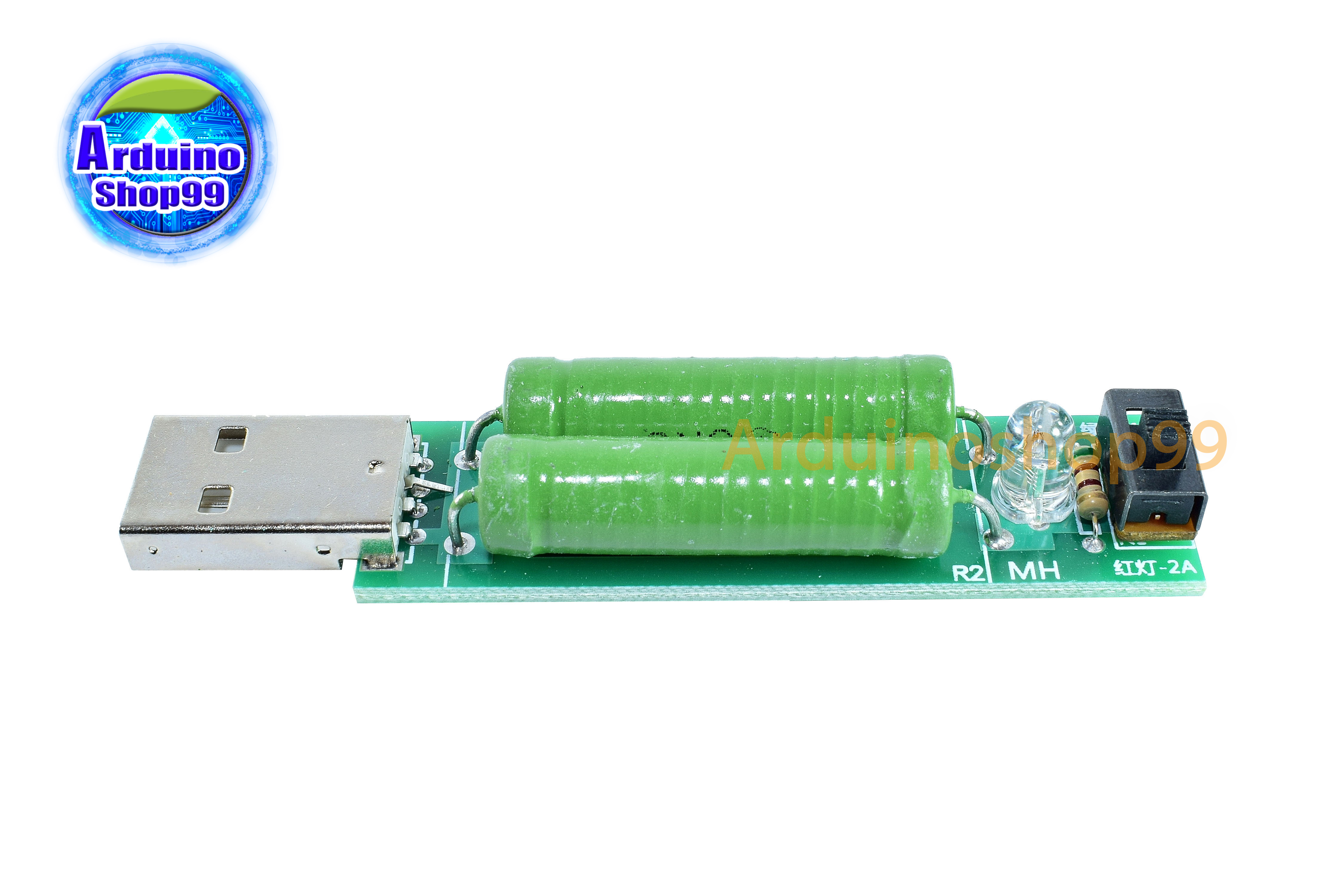USB Charge Current Detection Load Testing instrument 2A/1A Discharge Aging Resistance USB Power Adapter