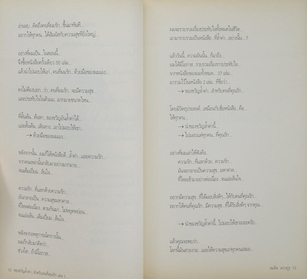 ของขวัญล้ำค่าสำหรับคนที่คุณรัก (เล่ม 1)