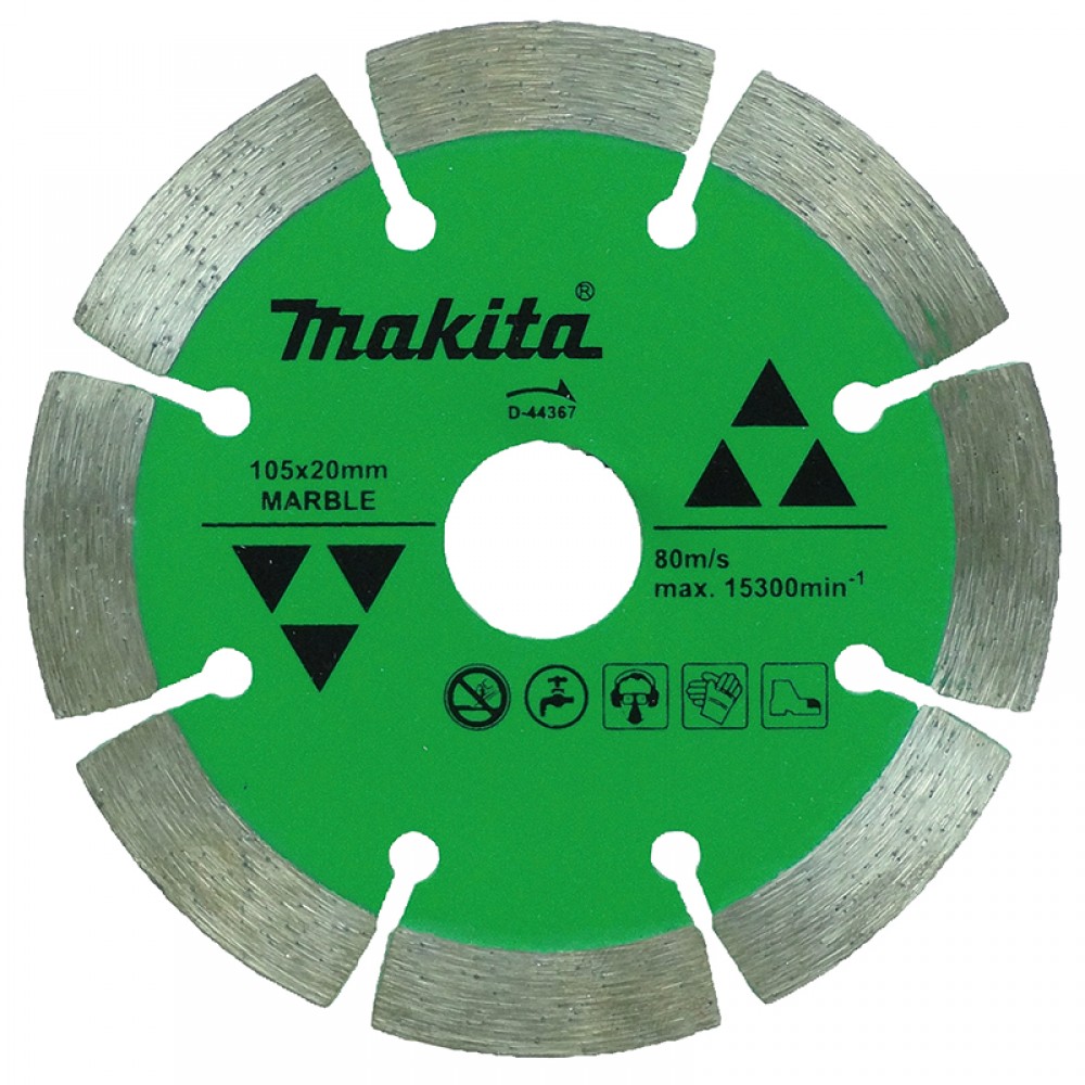 MAKITA D-44367 ใบเพชร 4" น้ำ ร่อง-เขียว ตัดหินอ่อน