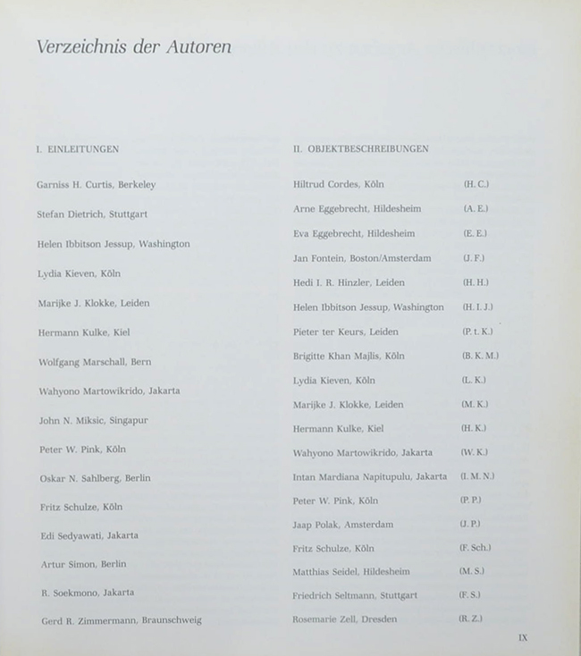 VERSUNKENE KONIGREICHE INDONESIENS