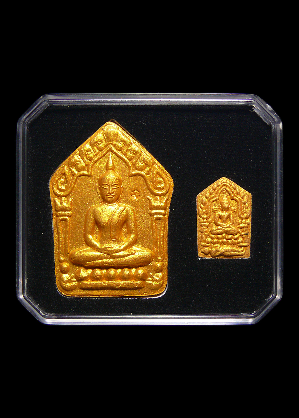 พระขุนแผนผงพรายกุมาร รุ่น40ปีละสังขาร หลวงปู่ทิม อิสริโก ปี2558 พร้อมกล่องเดิมๆ