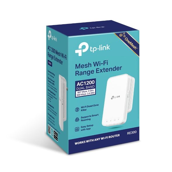 AC1200 Mesh WiFi Range Extender RE300