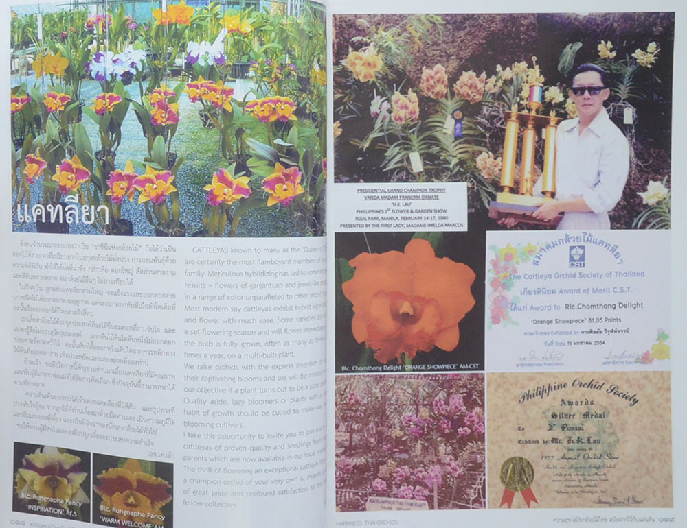 ความสุข ฉบับ กล้วยไม้ไทย