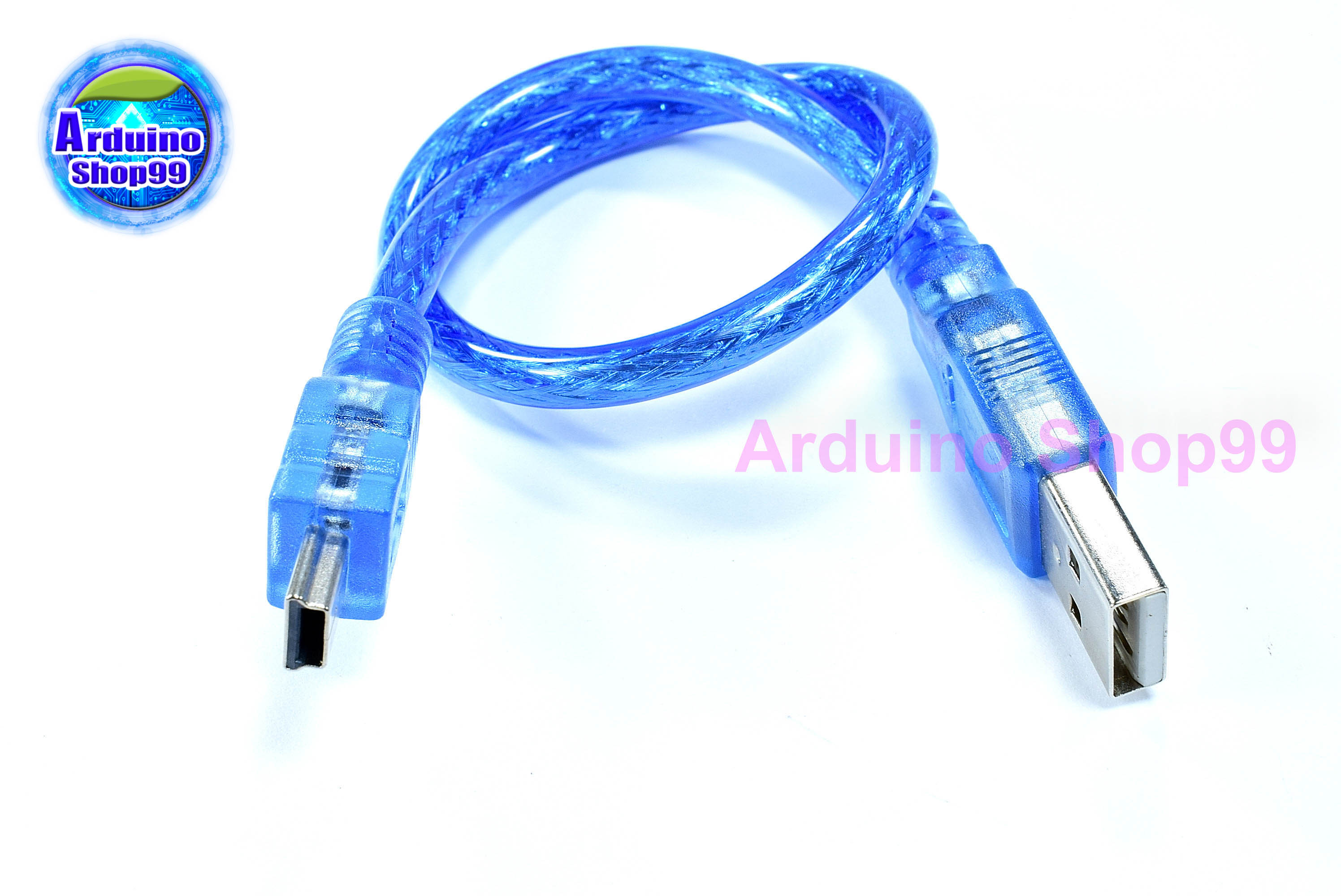 USB cable 30CM USB to 5P line USB revolution T-type USB to T-line copper (สายยาว 30 cm)